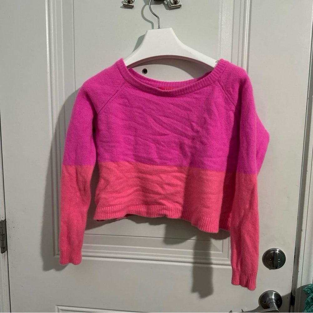 Lilly Pulitzer Cashmere Cropped Sweater size XL